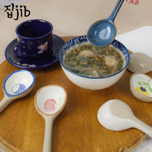 JIB Ceramic Glazed Spoon / Sendok Keramik Jepang