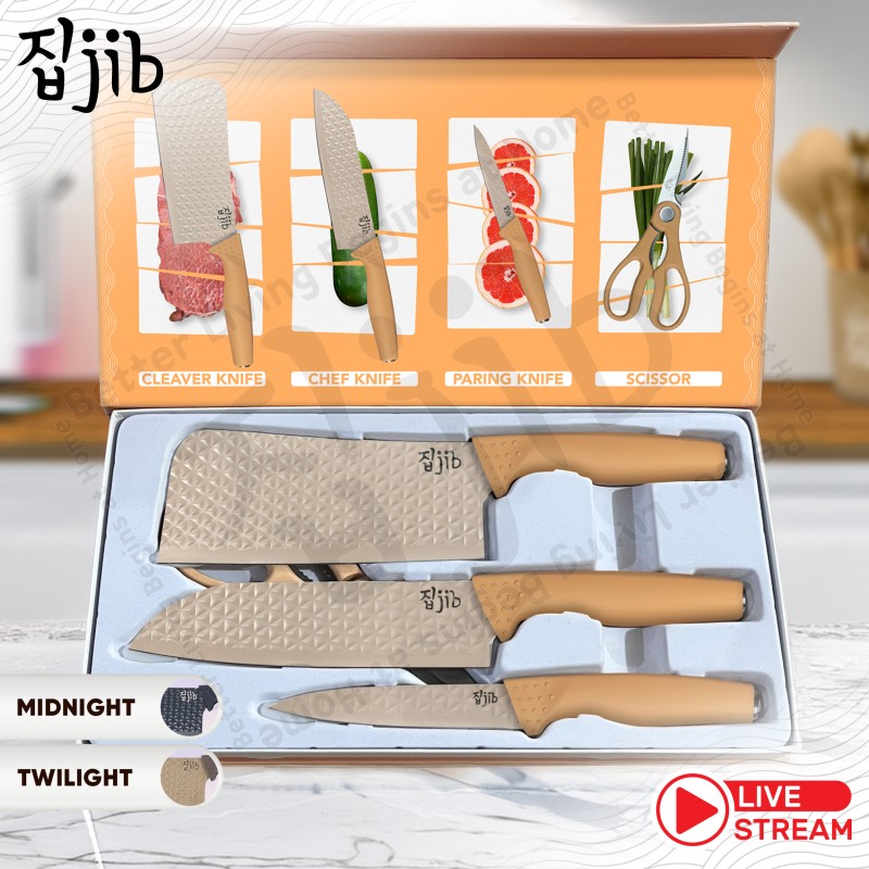 JIB Diamond Knives Set / Knife Set Diamond Anti Karat - Gambar 3
