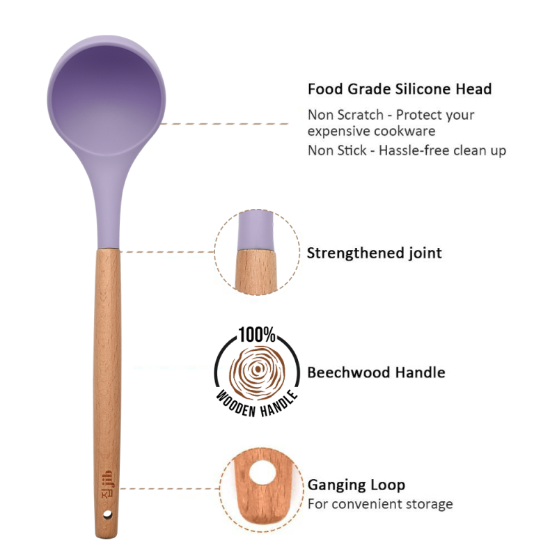 JIB Silicone Soup Ladle / Centong Kuah - Gambar 3