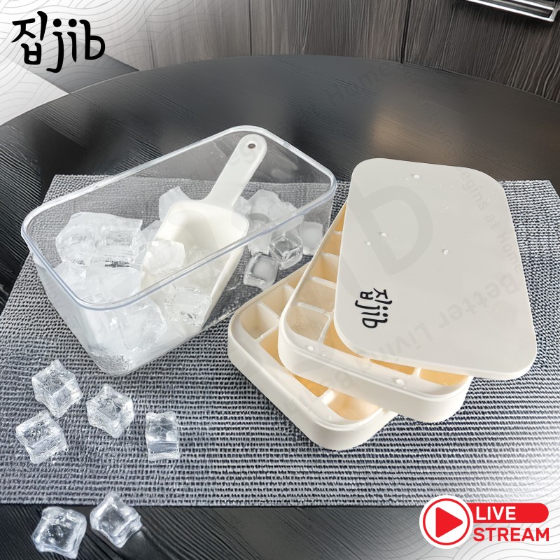 JIB Ice Cube Container 28 Grid 2 Layer Free Sekop