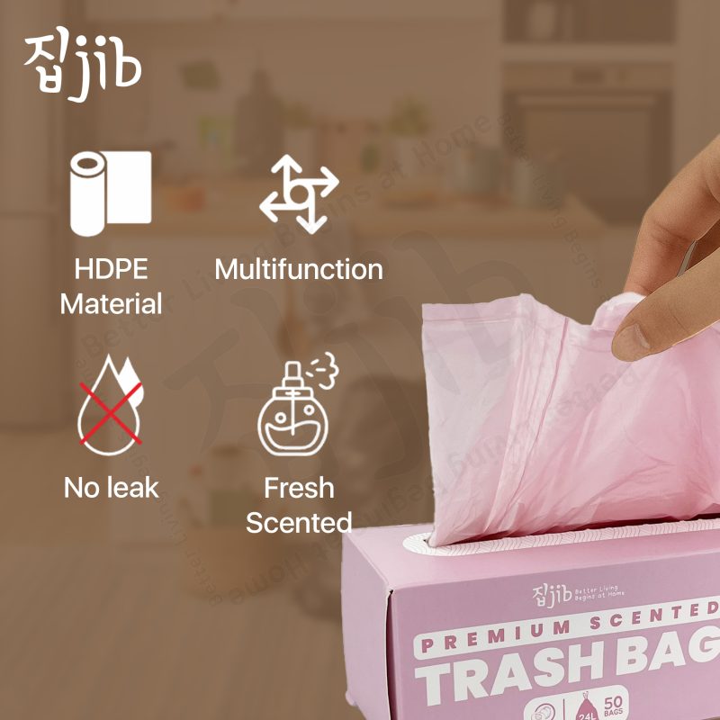 JIB Premium Scented Trash Bag / Plastik Sampah Wangi 50 pcs - Gambar 4