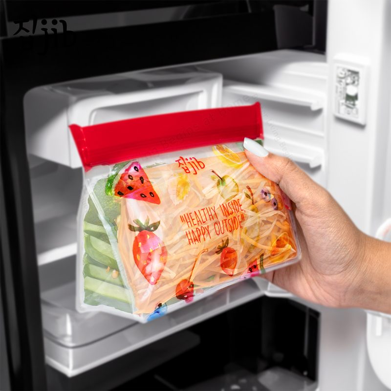 JIB PEVA Ziplock Bag / Kantong Ziplock Penyimpanan Makanan - Gambar 3