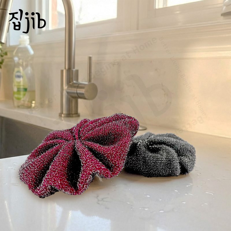 JIB Steel Wash Cloth 2 Pcs / Sabut Kawat Stainless Steel - Gambar 5