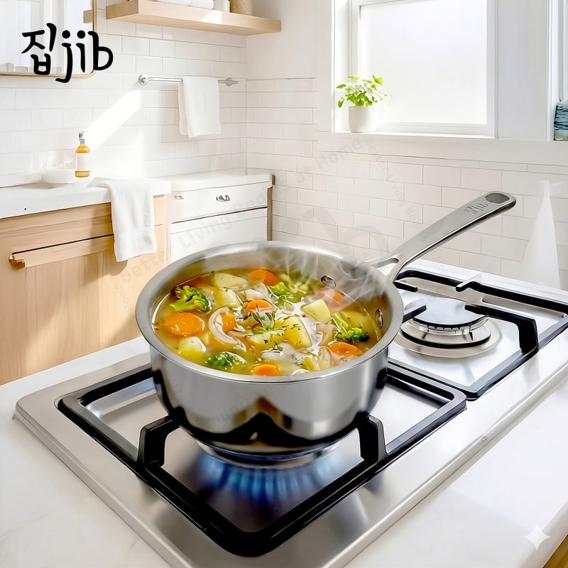 JIB Mini Saucepan Stainless Steel SUS 316L / Panci Susu Tutup Kaca - Gambar 5