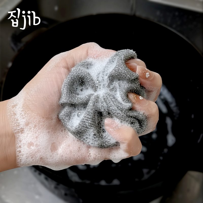 JIB Steel Wash Cloth 2 Pcs / Sabut Kawat Stainless Steel - Gambar 3
